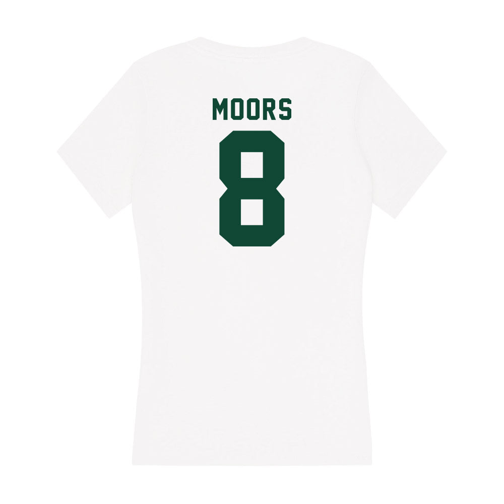 Hawaii - NCAA Women's Basketball : Rebecca Moors - Women's V-Neck T-Shirt-1