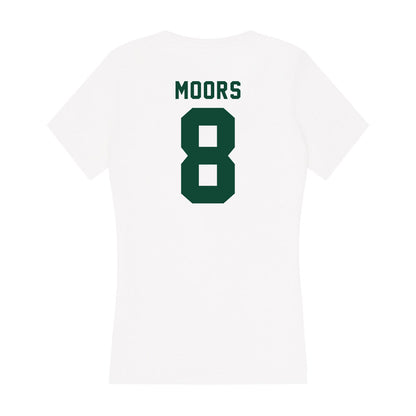 Hawaii - NCAA Women's Basketball : Rebecca Moors - Women's V-Neck T-Shirt-1