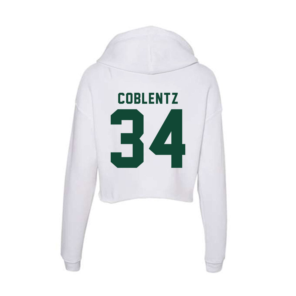 Hawaii - NCAA Softball : Emerson Coblentz - Women's Crop Fleece Hoodie-1