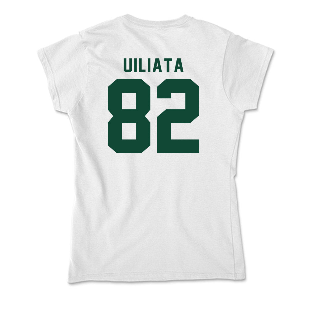 Hawaii - NCAA Football : Liatama Uiliata - Soft Style Women’s T-Shirt-1