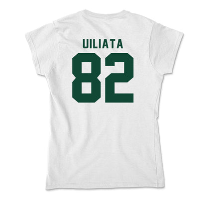 Hawaii - NCAA Football : Liatama Uiliata - Soft Style Women’s T-Shirt-1