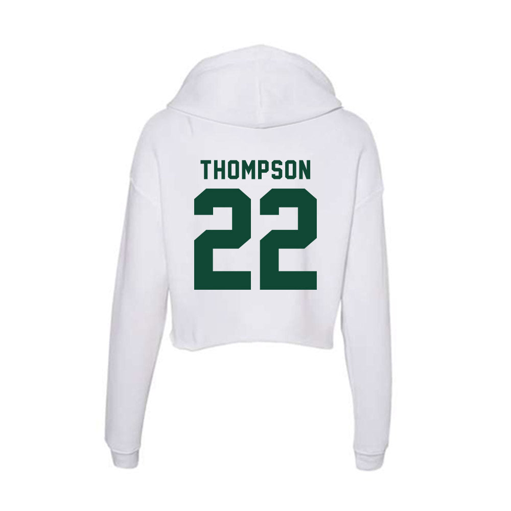 Hawaii - NCAA Men's Volleyball : Zachary Thompson - Women's Crop Fleece Hoodie-1