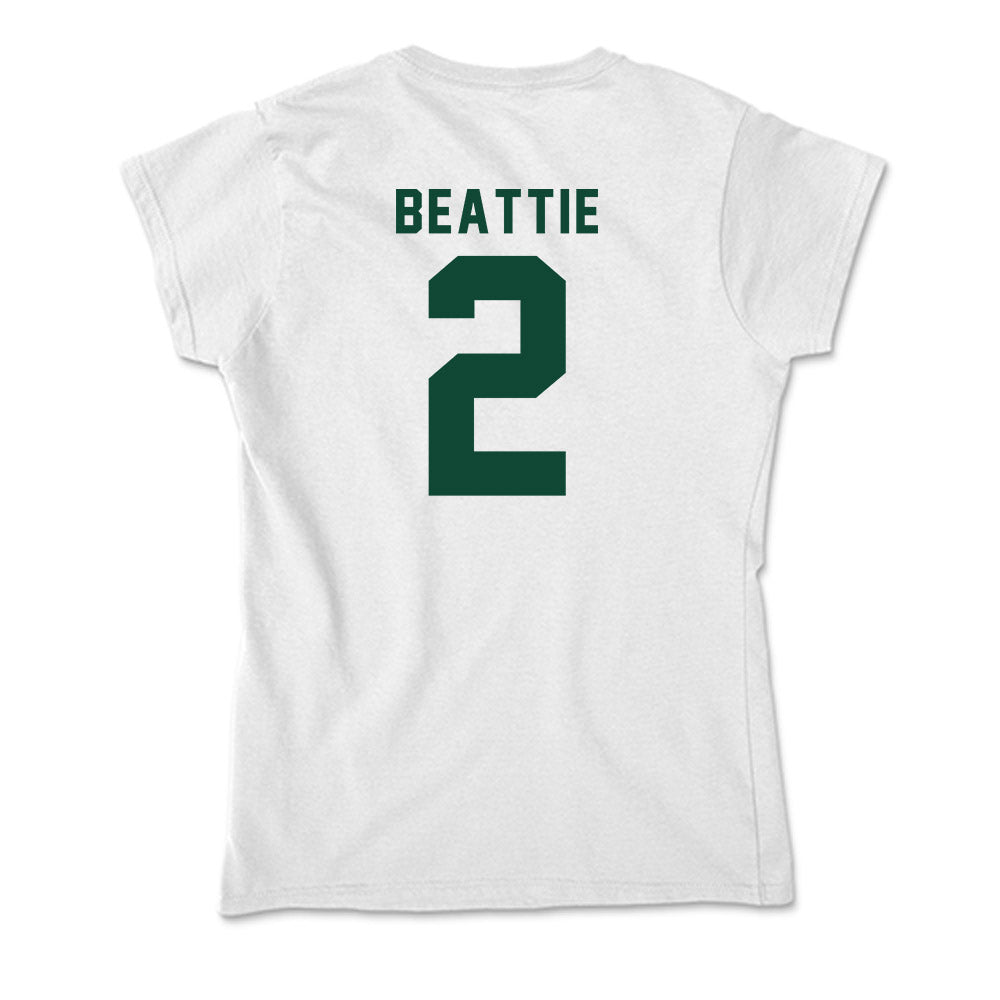 Hawaii - NCAA Men's Basketball : Thomas Beattie - Soft Style Women’s T-Shirt-1