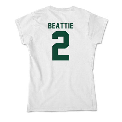 Hawaii - NCAA Men's Basketball : Thomas Beattie - Soft Style Women’s T-Shirt-1