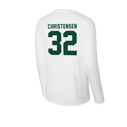 Hawaii - NCAA Men's Basketball : Tanner Christensen - Activewear Long Sleeve T-Shirt-1