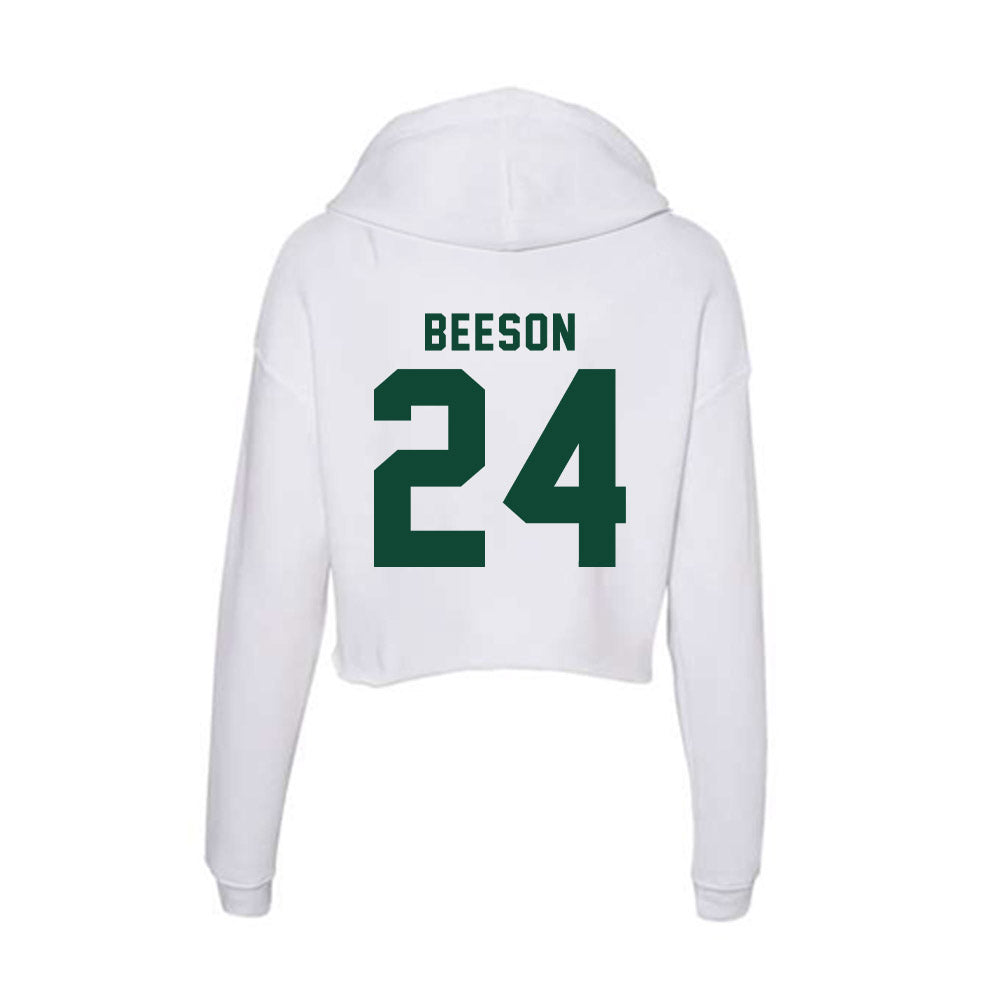 Hawaii - NCAA Baseball : Britton Beeson - Women's Crop Fleece Hoodie-1