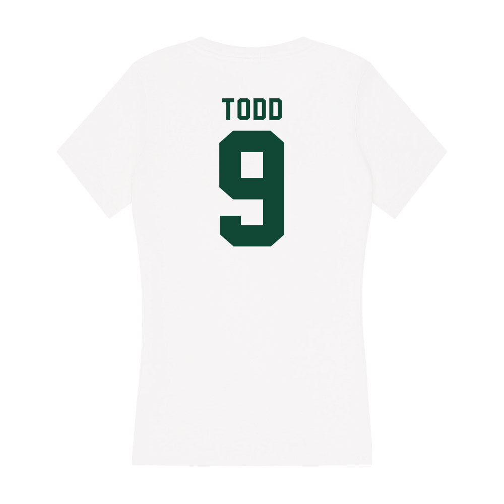 Hawaii - NCAA Men's Volleyball : Justin Todd - Women's V-Neck T-Shirt-1