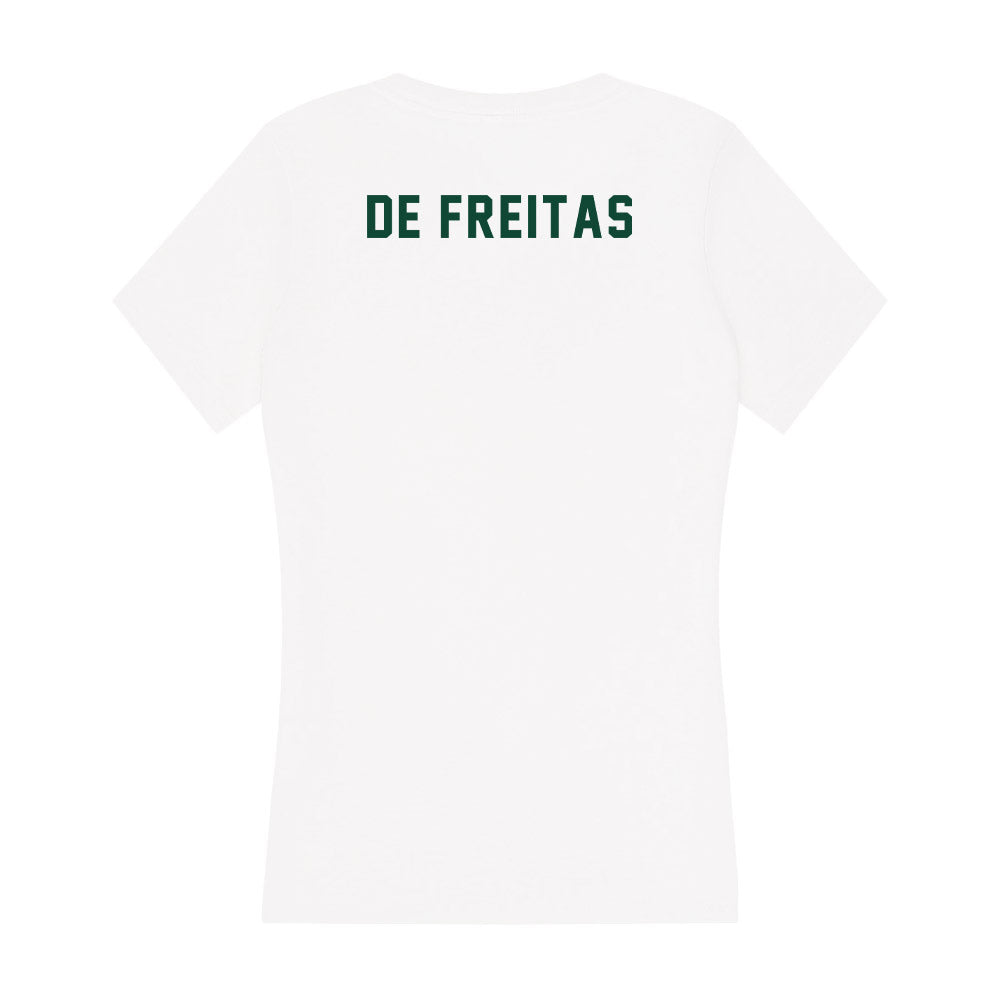 Hawaii - NCAA Women's Cross Country : Bella De Freitas - Women's V-Neck T-Shirt-1