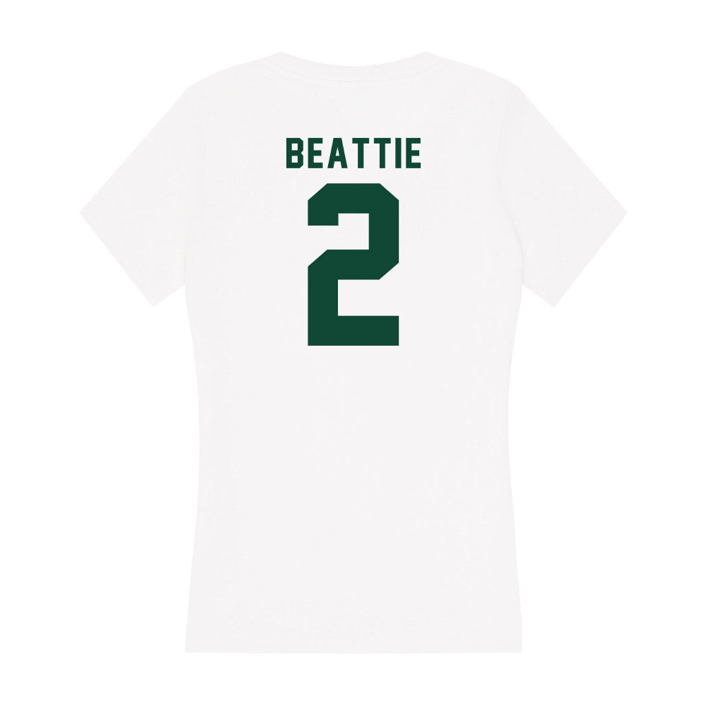 Hawaii - NCAA Men's Basketball : Thomas Beattie - Women's V-Neck T-Shirt-1