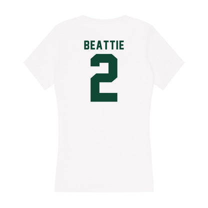 Hawaii - NCAA Men's Basketball : Thomas Beattie - Women's V-Neck T-Shirt-1