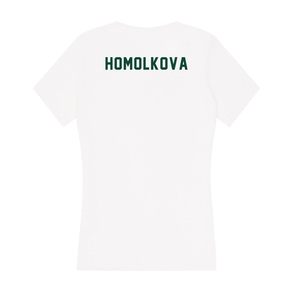 Hawaii - NCAA Women's Tennis : Nikola Homolkova - Women's V-Neck T-Shirt-1