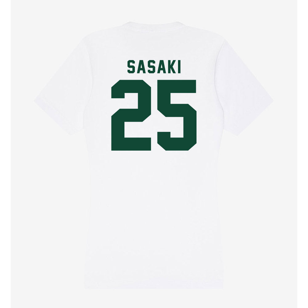 Hawaii - NCAA Softball : Abby Sasaki - Women's V-Neck T-Shirt-1