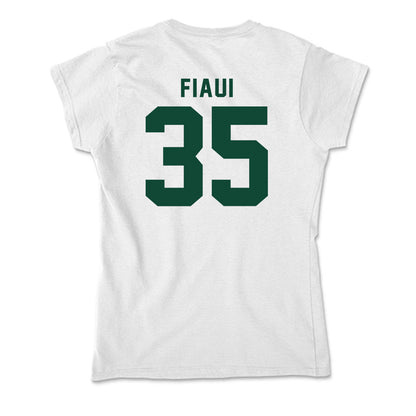 Hawaii - NCAA Football : Junior Fiaui - Soft Style Women’s T-Shirt-1