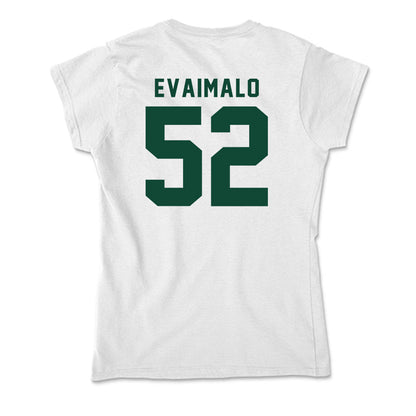 Hawaii - NCAA Football : Ezra Evaimalo - Soft Style Women’s T-Shirt-1