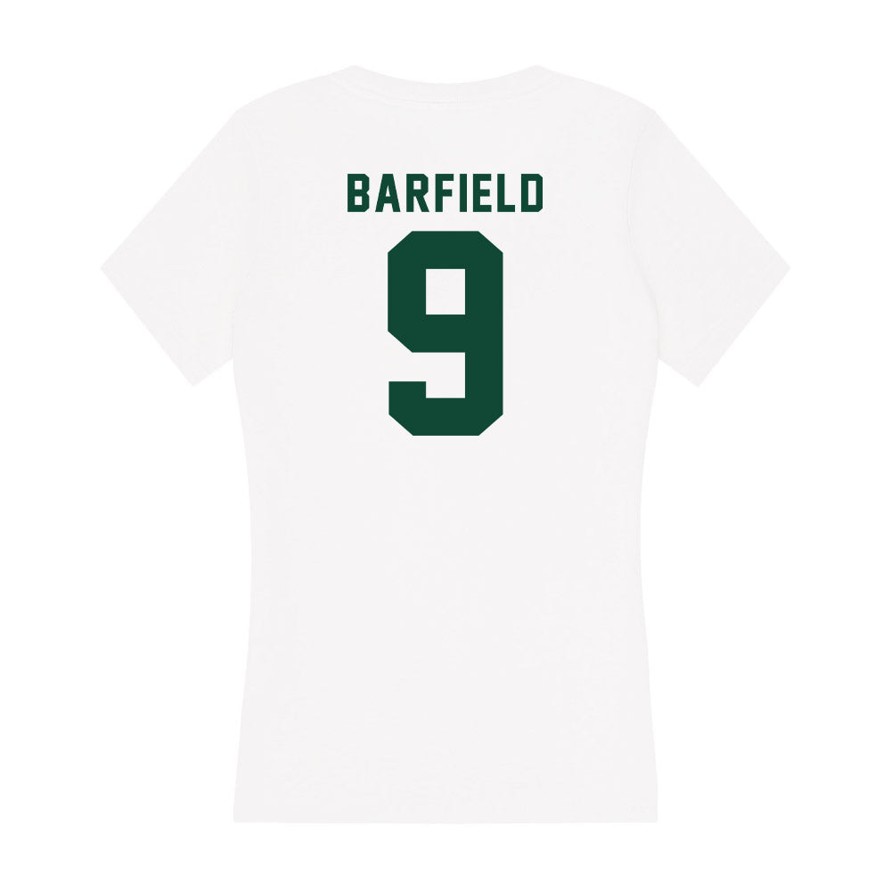 Hawaii - NCAA Football : Cam Barfield - Women's V-Neck T-Shirt-1