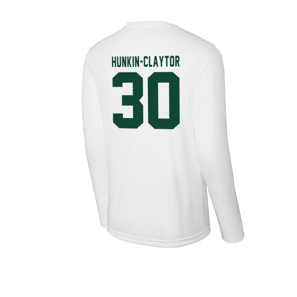 Hawaii - NCAA Men's Basketball : Aaron Hunkin-Claytor - Activewear Long Sleeve T-Shirt-1