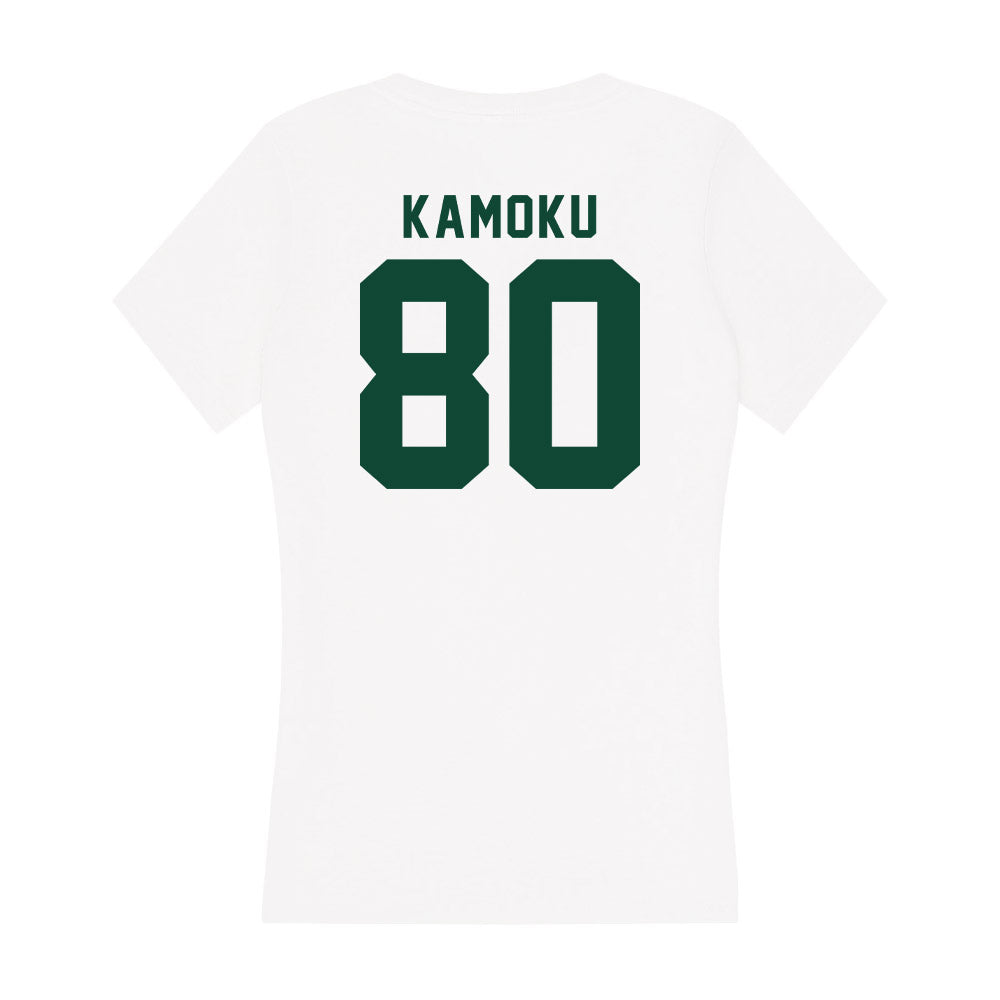 Hawaii - NCAA Football : Blaze Kamoku - Women's V-Neck T-Shirt-1