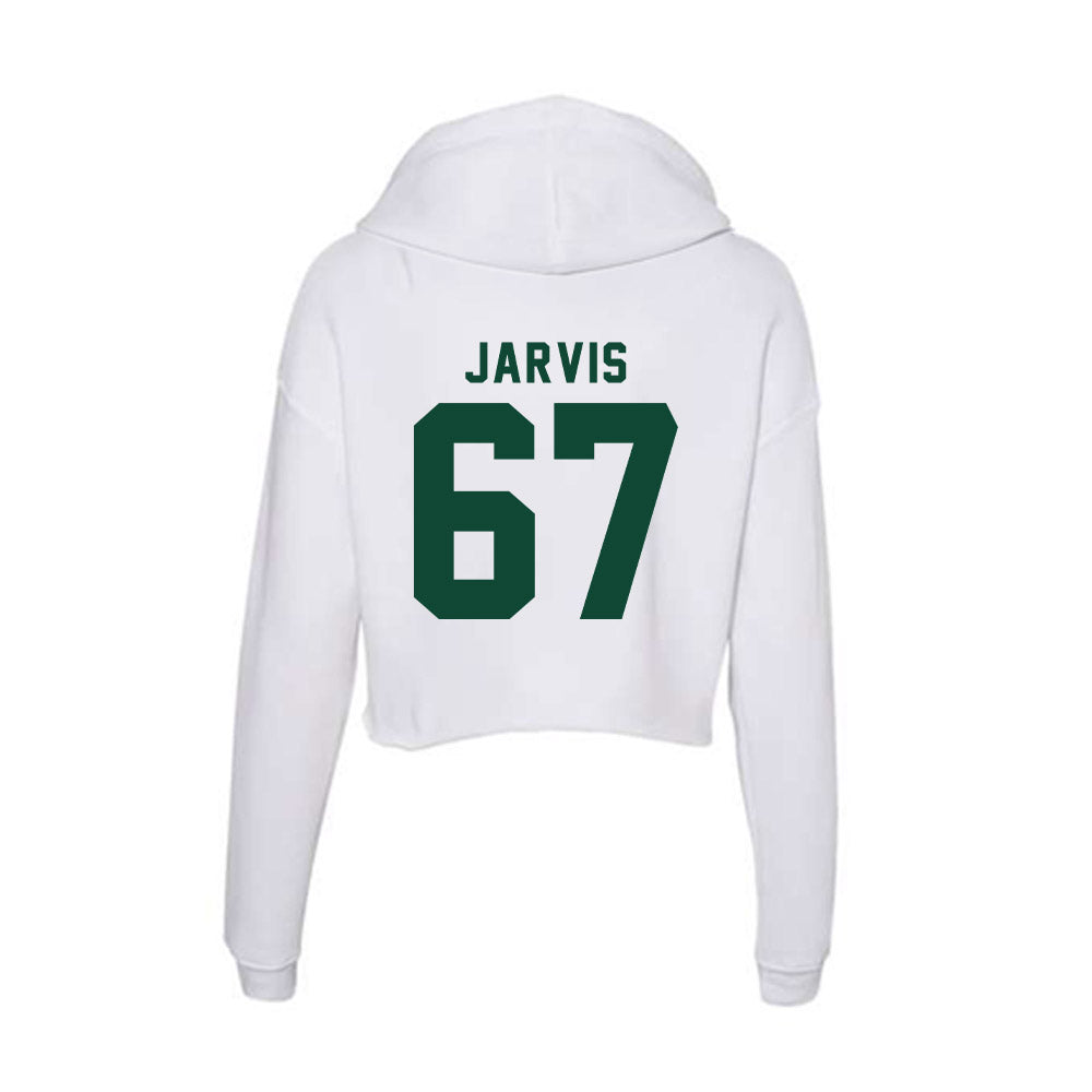 Hawaii - NCAA Football : Alexander Jarvis - Women's Crop Fleece Hoodie-1