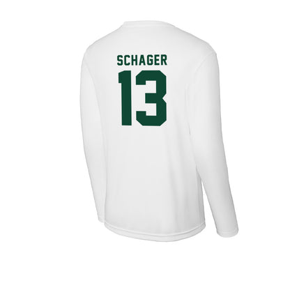 Hawaii - NCAA Football : Brayden Schager - Activewear Long Sleeve T-Shirt-1