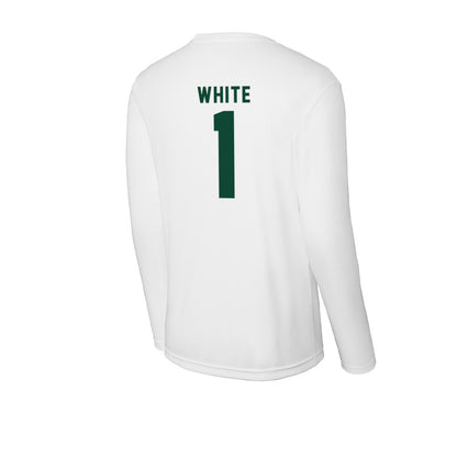 Hawaii - NCAA Football : Brandon White - Activewear Long Sleeve T-Shirt-1