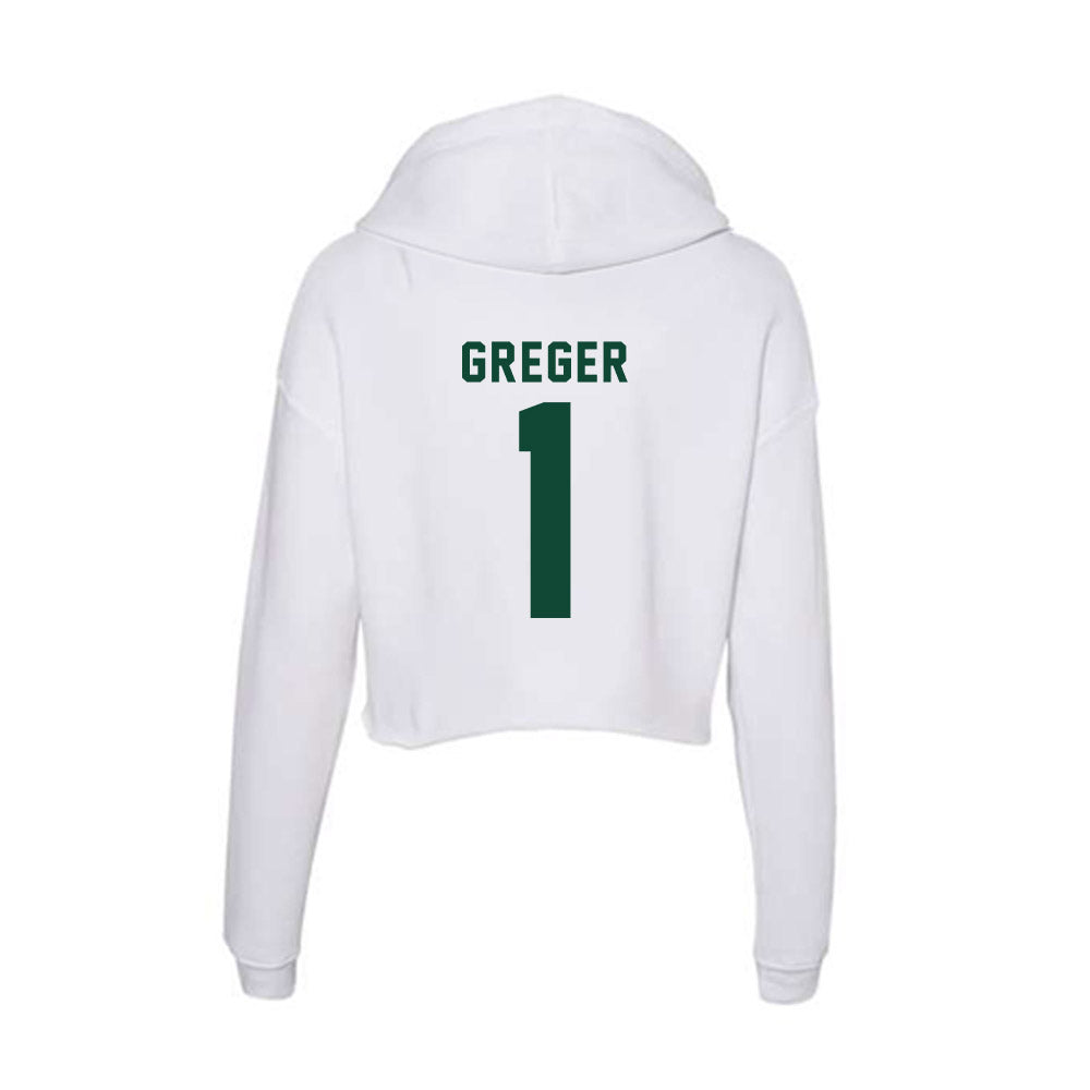 Hawaii - NCAA Women's Water Polo : Madison Greger - Women's Crop Fleece Hoodie-1