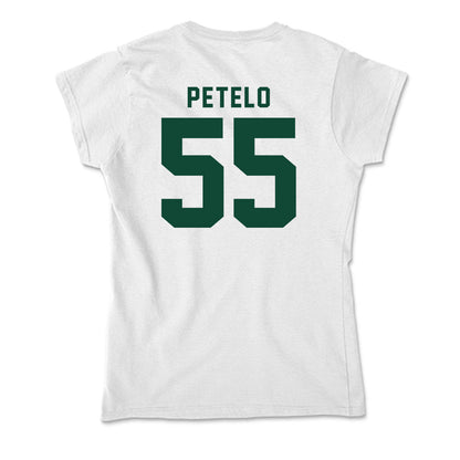 Hawaii - NCAA Football : Zoram Petelo - Soft Style Women’s T-Shirt-1