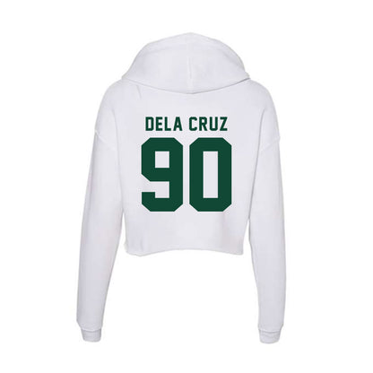 Hawaii - NCAA Football : Ha'aheo Dela Cruz - Women's Crop Fleece Hoodie-1