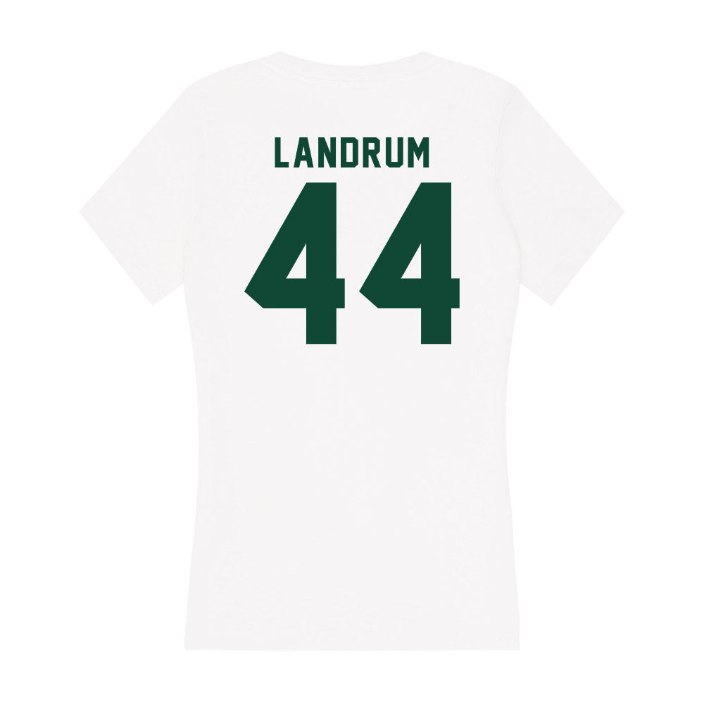 Hawaii - NCAA Football : Solomon Landrum - Women's V-Neck T-Shirt-1