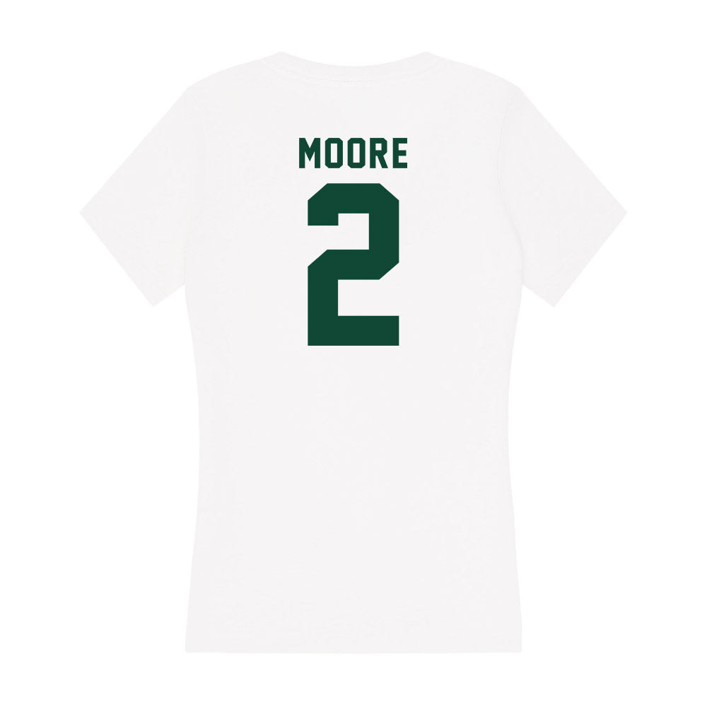 Hawaii - NCAA Football : Bronz Moore - Women's V-Neck T-Shirt-1