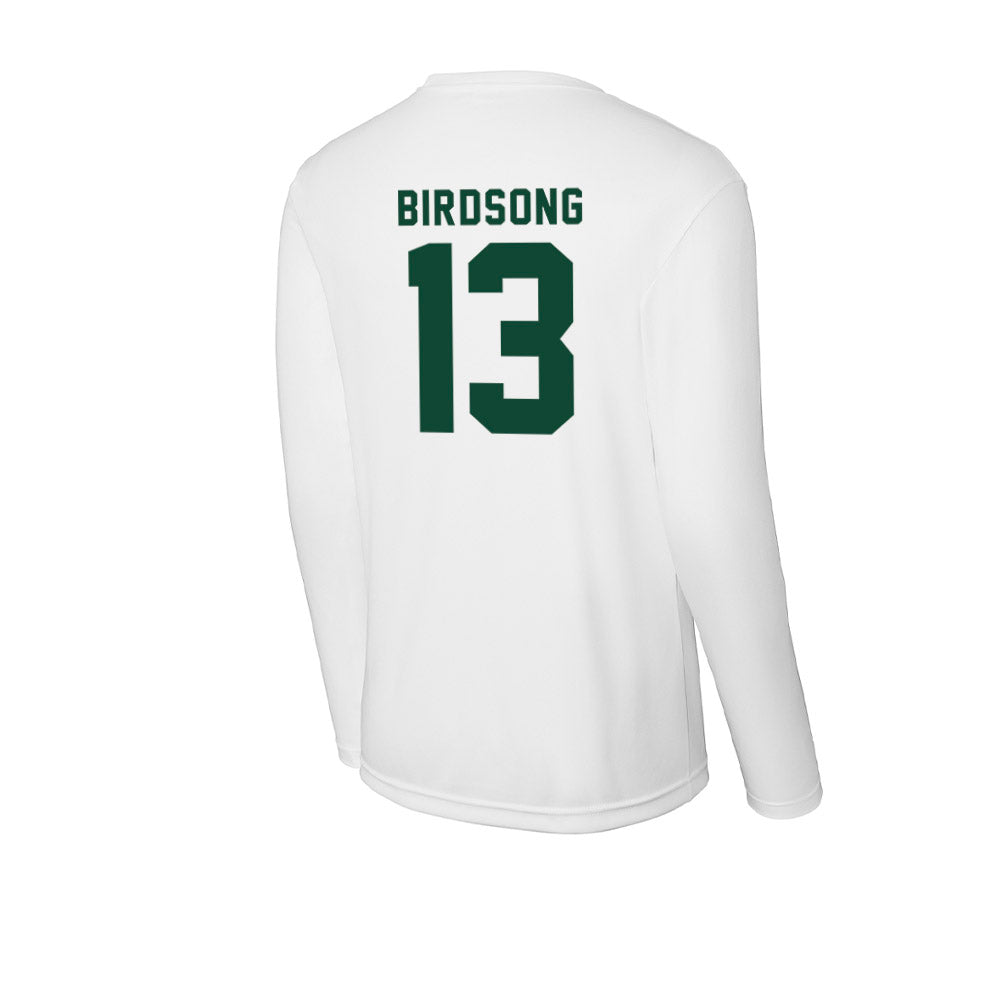 Hawaii - NCAA Women's Basketball : Hallie Birdsong - Activewear Long Sleeve T-Shirt-1