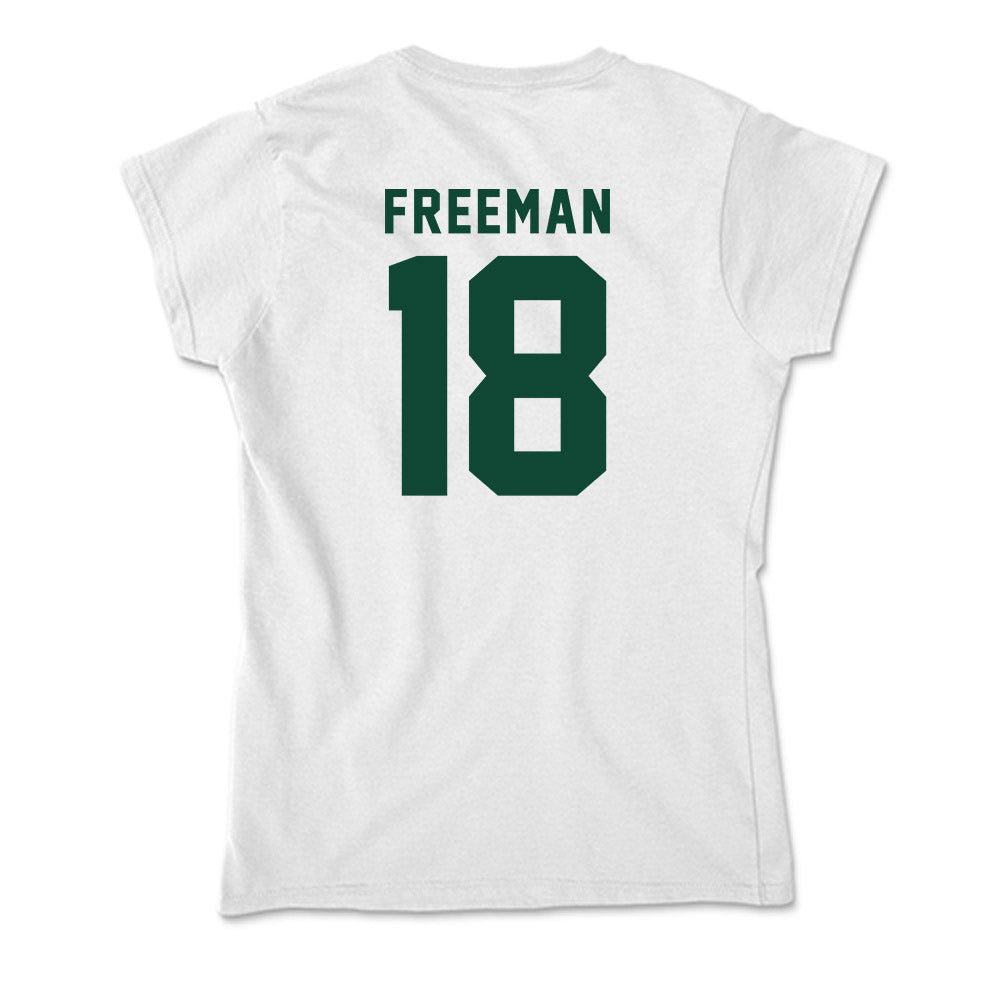 Hawaii - NCAA Football : Caleb Freeman - Soft Style Women’s T-Shirt-1