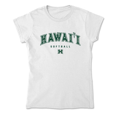 Hawaii - NCAA Softball : Kiani Soller - Soft Style Women’s T-Shirt-0