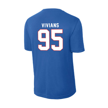 LA Tech - NCAA Football : Trevell Vivians - Activewear T-Shirt-1