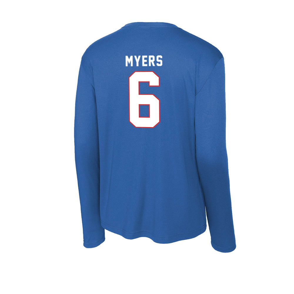 LA Tech - NCAA Baseball : Adarius Myers - Activewear Long Sleeve T-Shirt-1