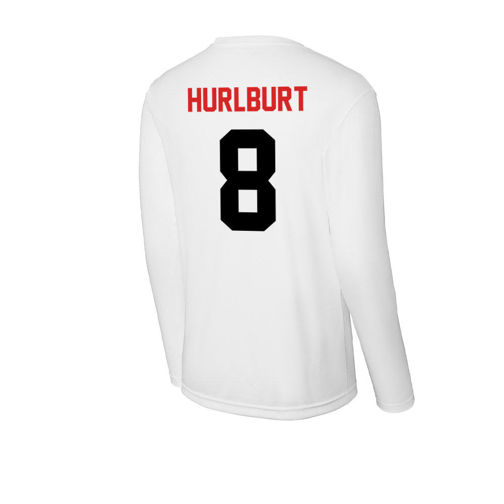 Davidson - NCAA Men's Basketball : Joe Hurlburt - Activewear Long Sleeve T-Shirt-1