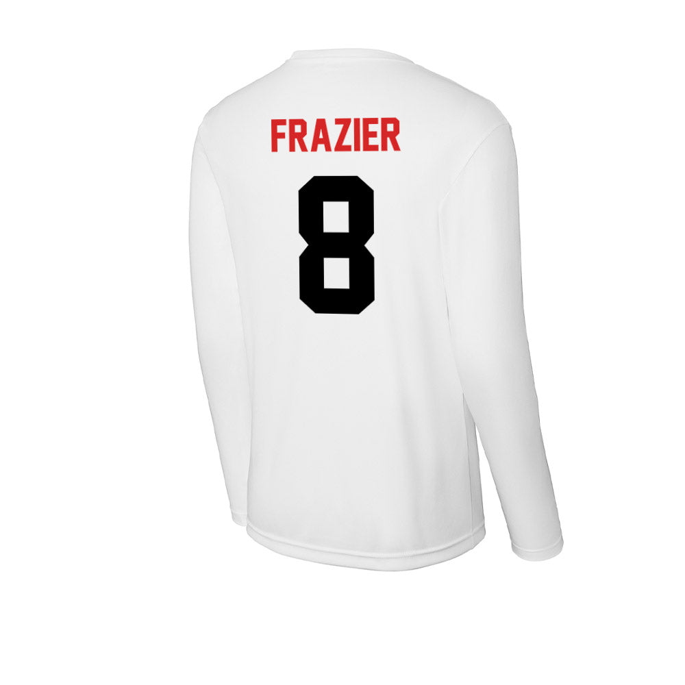 Davidson - NCAA Football : Andrew Frazier - Activewear Long Sleeve T-Shirt-1