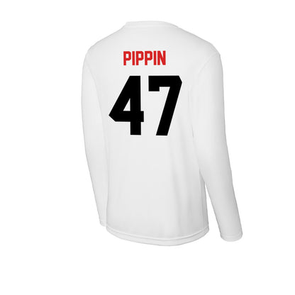 Davidson - NCAA Football : Nash Pippin - Activewear Long Sleeve T-Shirt-1
