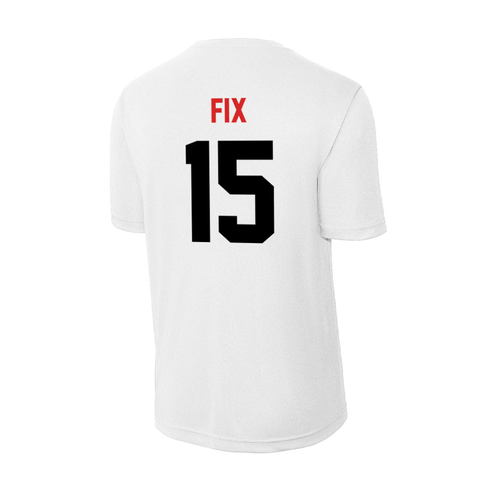 Davidson - NCAA Baseball : Isaac Fix - Activewear T-Shirt-1