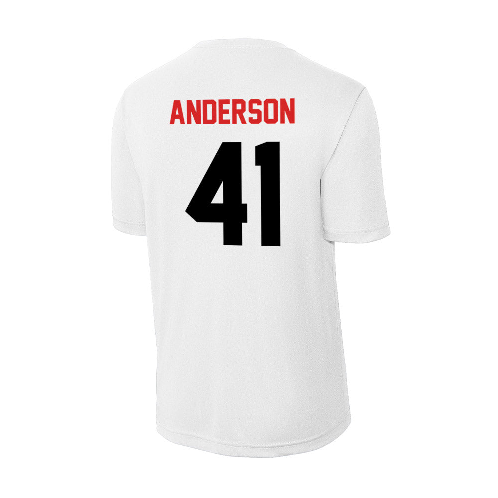 Davidson - NCAA Baseball : Hunter Anderson - Activewear T-Shirt-1