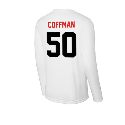 Davidson - NCAA Football : Carson Coffman - Activewear Long Sleeve T-Shirt-1