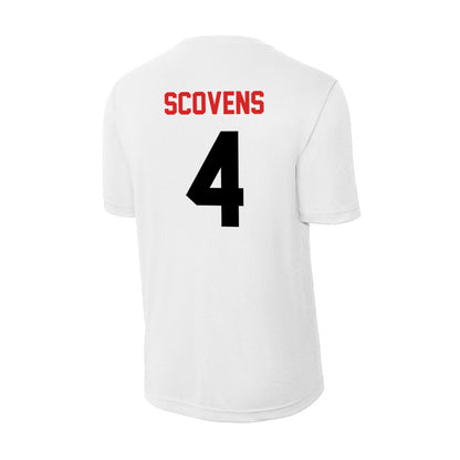 Davidson - NCAA Men's Basketball : Josh Scovens - Activewear T-Shirt-1