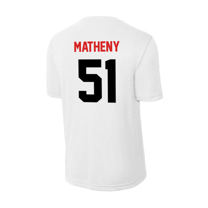 Davidson - NCAA Men's Basketball : Brock Matheny - Activewear T-Shirt-1