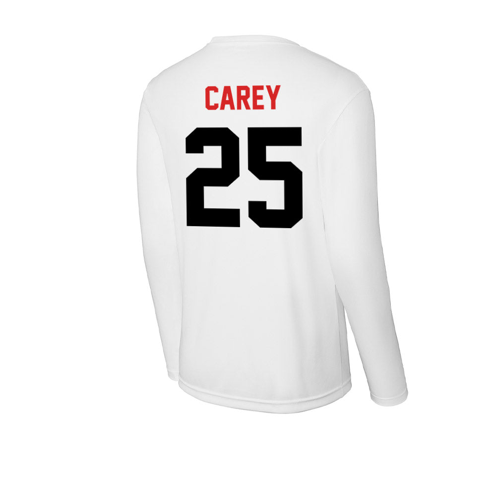 Davidson - NCAA Football : Aaron Carey - Activewear Long Sleeve T-Shirt-1