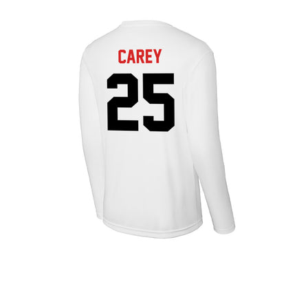 Davidson - NCAA Football : Aaron Carey - Activewear Long Sleeve T-Shirt-1