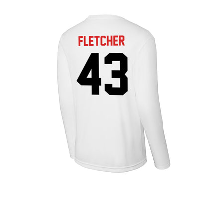 Davidson - NCAA Women's Lacrosse : Ella Fletcher - Activewear Long Sleeve T-Shirt-1