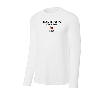 Davidson - NCAA Men's Golf : Price Miller - Activewear Long Sleeve T-Shirt-0