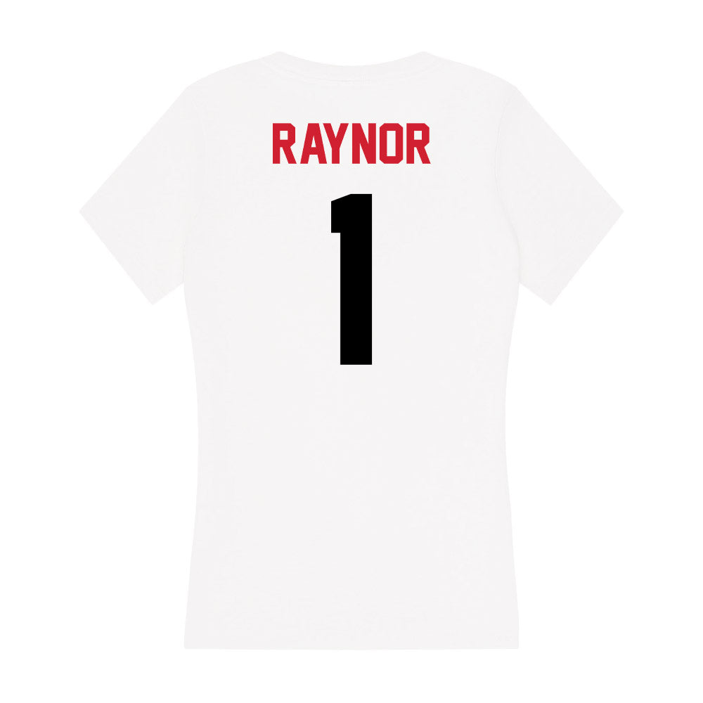 Arkansas State - NCAA Football : Jaylen Raynor - Women's V-Neck T-Shirt-1