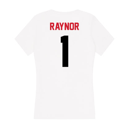 Arkansas State - NCAA Football : Jaylen Raynor - Women's V-Neck T-Shirt-1