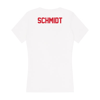 Arkansas State - NCAA Men's Golf : Thomas Schmidt - Women's V-Neck T-Shirt-1