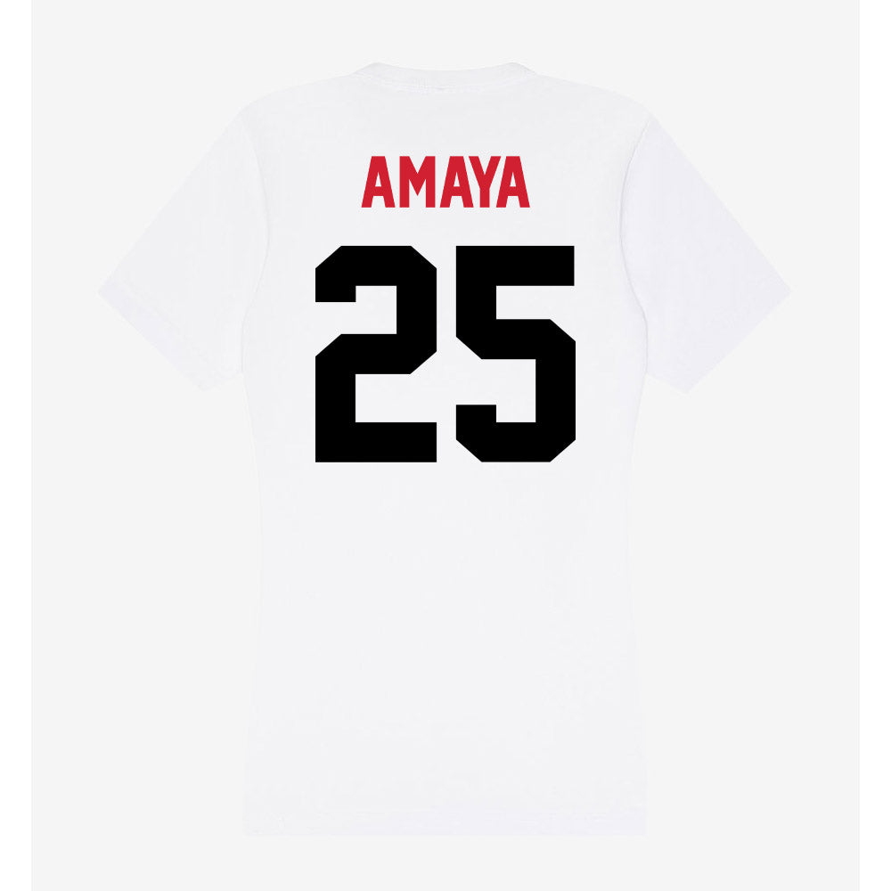 Arkansas State - NCAA Football : Clayton Amaya - Women's V-Neck T-Shirt-1